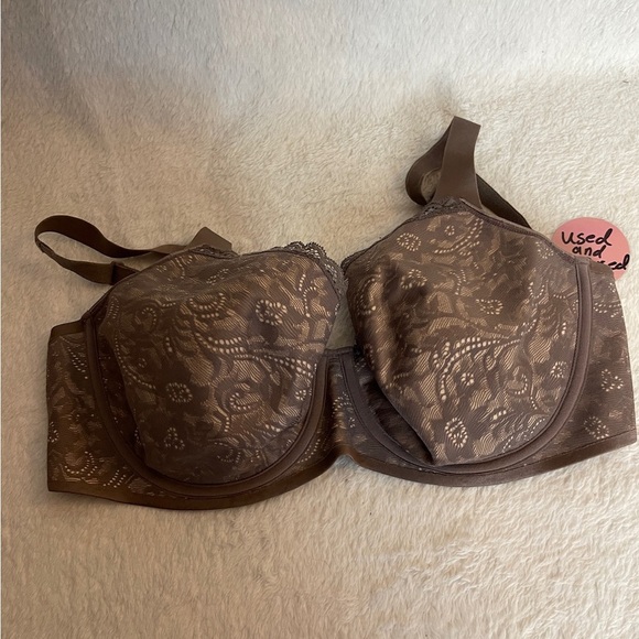 Soma Lace Bra in Rich Brown - Picture 1 of 4